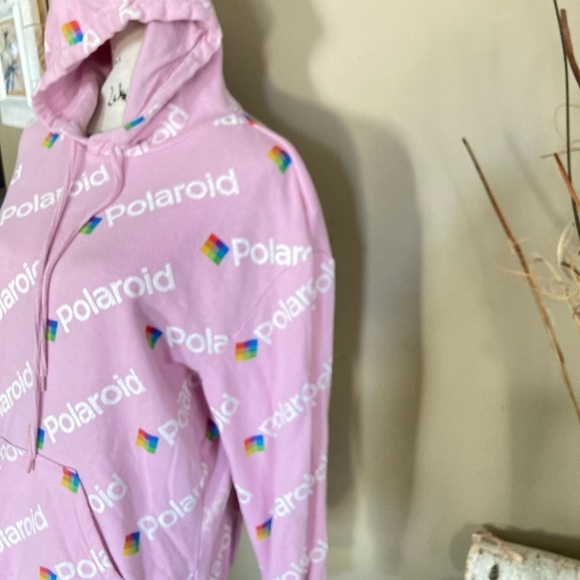Polaroid hoodie womens M pink - Picture 4 of 8